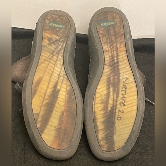 Wolky 8135 Olive Green Suede Ankle Boots, Side Zip, Size EU 40, US - Picture 11 of 11